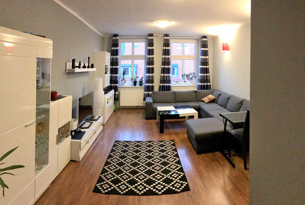 komfortowe salon w ekskluzywnym apartamencie do sprzedaży w Szczecinie