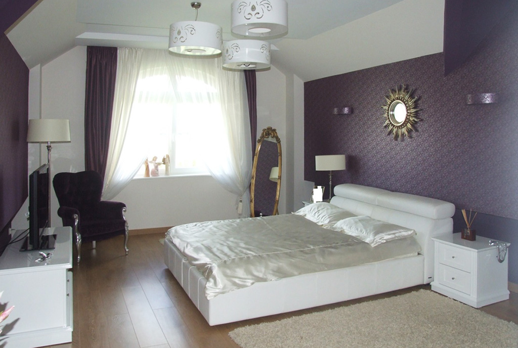 zaciszna sypialnia w luksusowej willi na sprzedaż Legnica (okolice)