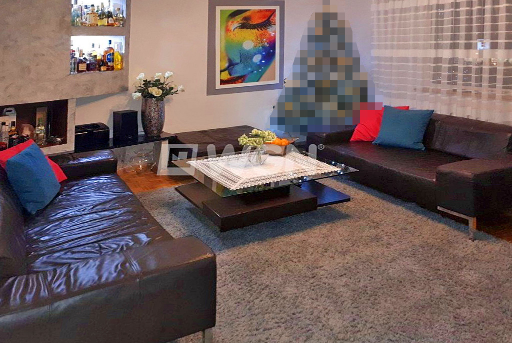 nowoczesny salon w ekskluzywnym apartamencie do sprzedaży w Częstochowie