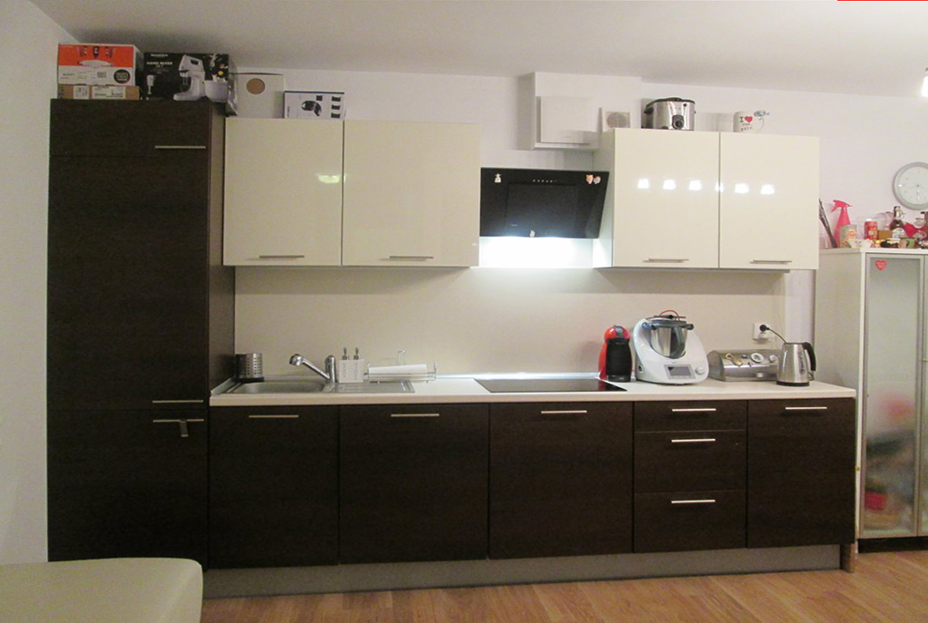 nowoczesna, komfortowa kuchnia w luksusowym apartamencie w okolicy Ostrowa Wielkopolskiego na sprzedaż