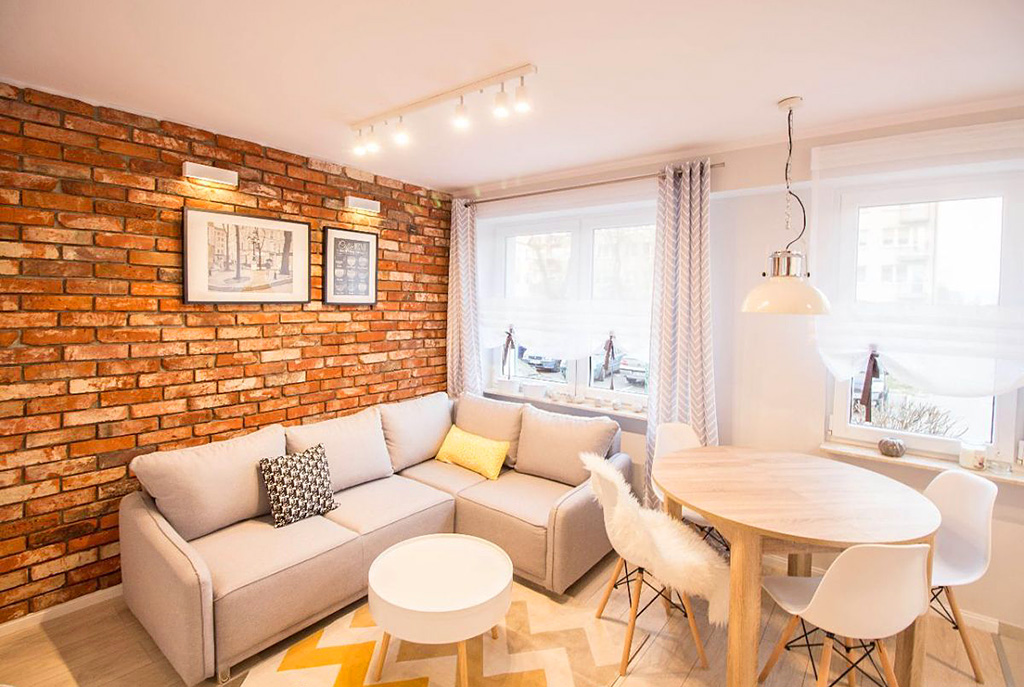 fragment ekskluzywnego salonu w luksusowym apartamencie do sprzedaży w Kaliszu