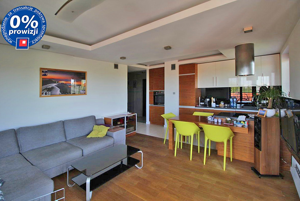 przestronne wnętrze ekskluzywnego apartamentu do sprzedaży w Krakowie