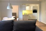 widok na luksusowy aneks kuchenny w luksusowym apartamencie w Szczecinie na sprzedaż