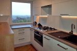 urządzona kuchnia w luksusowym apartamencie w Szczecinie do sprzedaży