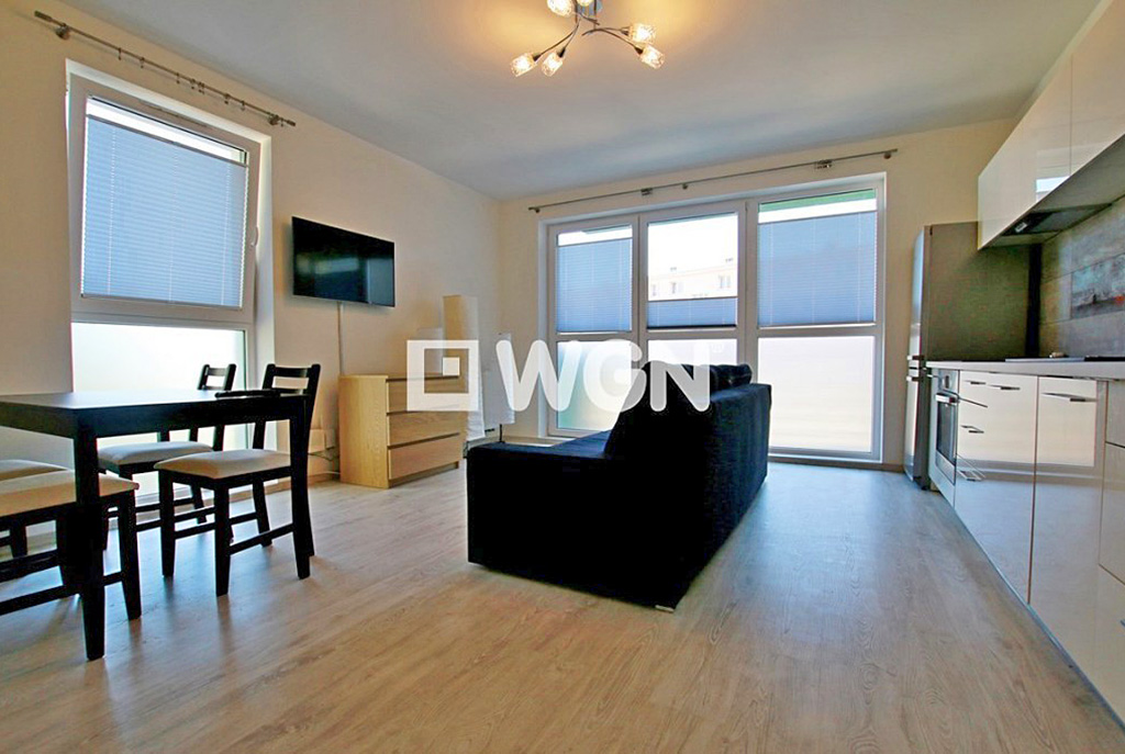 widok na luksusowy salon w ekskluzywnym apartamencie do sprzedaży w Szczecinie