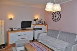 nowoczesny salon w ekskluzywnym apartamencie do sprzedaży w Szczecinie