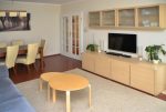 widok z innej perspektywy na luksusowy salon w ekskluzywnym apartamencie do sprzedaży w Szczecinie