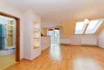nowoczesny, duży salon w luksusowym apartamencie w Tarnowie na sprzedaż