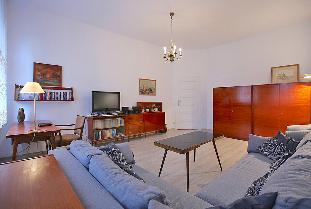 stylowe wnętrze ekskluzywnego salonu w luksusowym apartamencie do sprzedaży w Świnoujściu