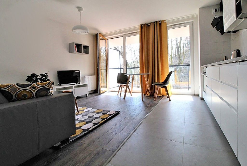 prestiżowy salon w ekskluzywnym apartamencie do wynajęcia w Krakowie