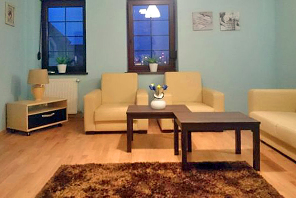 prestiżowy salon w ekskluzywnym apartamencie do wynajęcia w Szczecinie