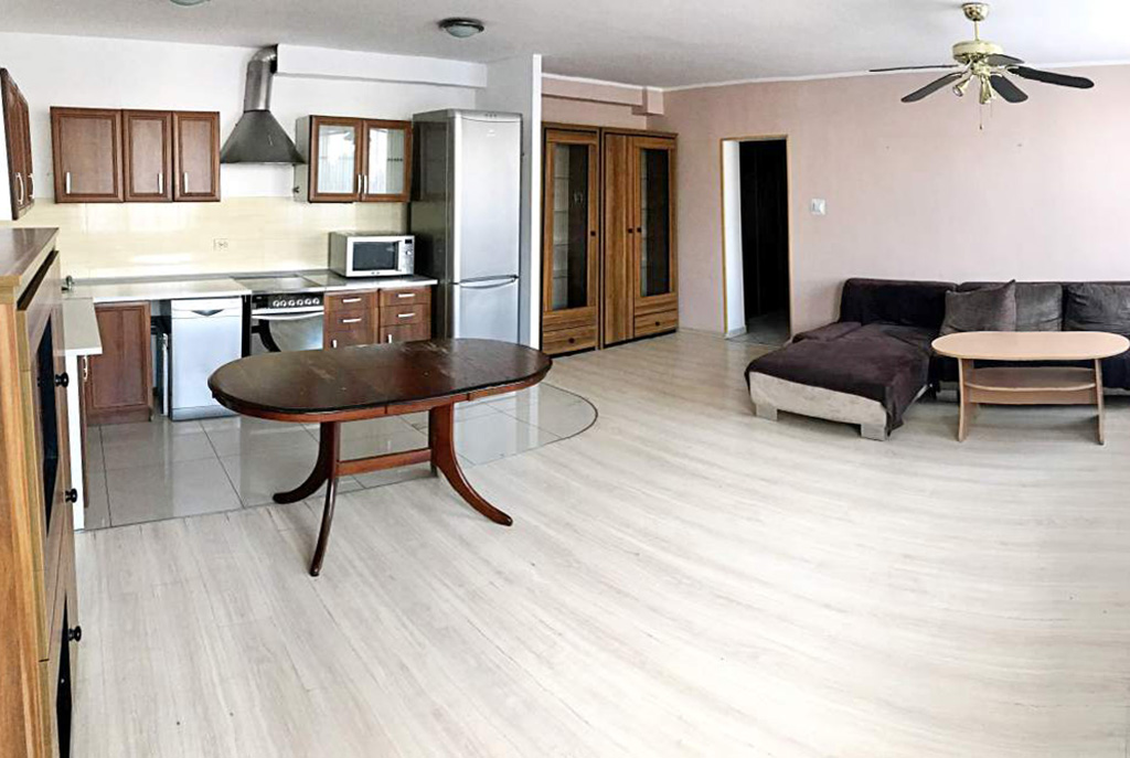 przestronne wnętrze ekskluzywnego apartamentu do wynajęcia w Szczecinie