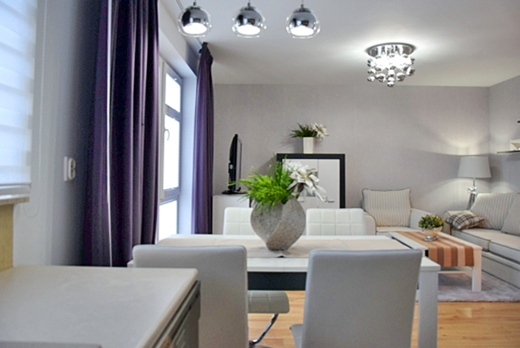 eleganckie wnętrze luksusowego apartamentu do wynajęcia w Słupsku