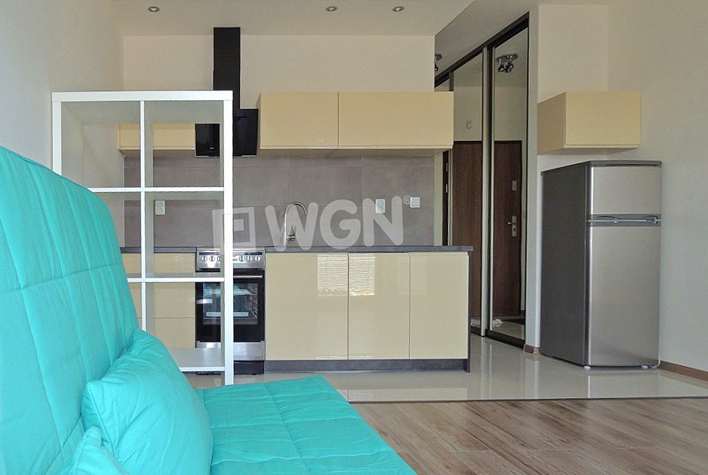 nowoczesny aneks kuchenny w luksusowym apartamencie do wynajęcia w Katowicach