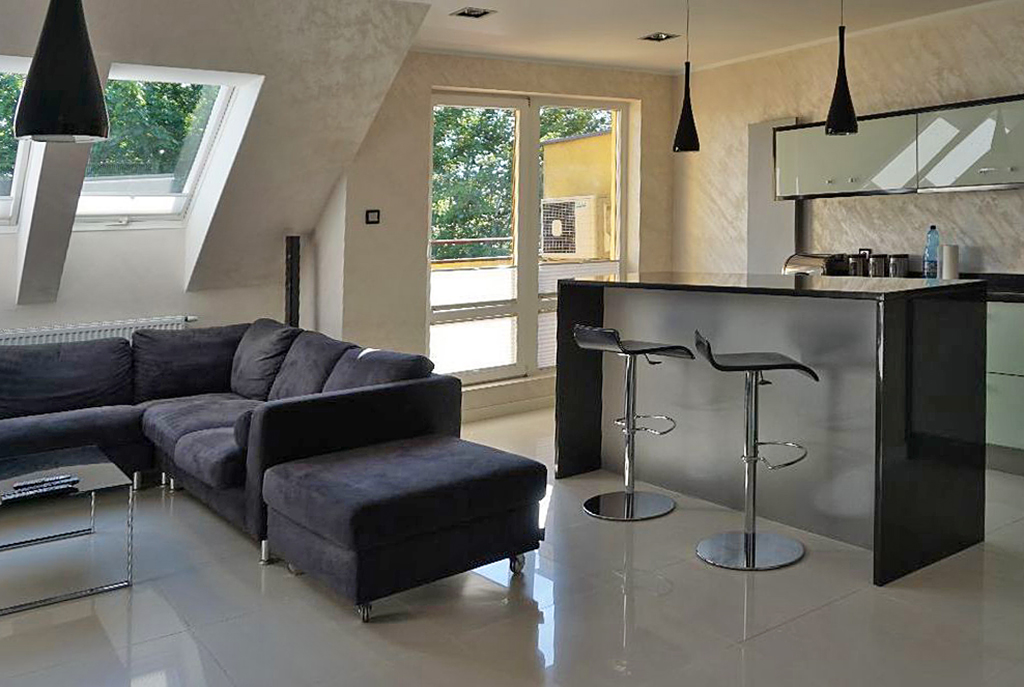 komfortowe wnętrze ekskluzywnego apartamentu do wynajęcia w Szczecinie