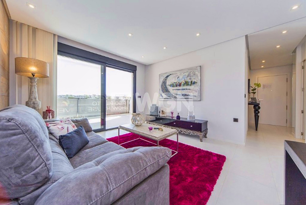 luksusowy salon w ekskluzywnym apartamencie do sprzedaży w Hiszpanii