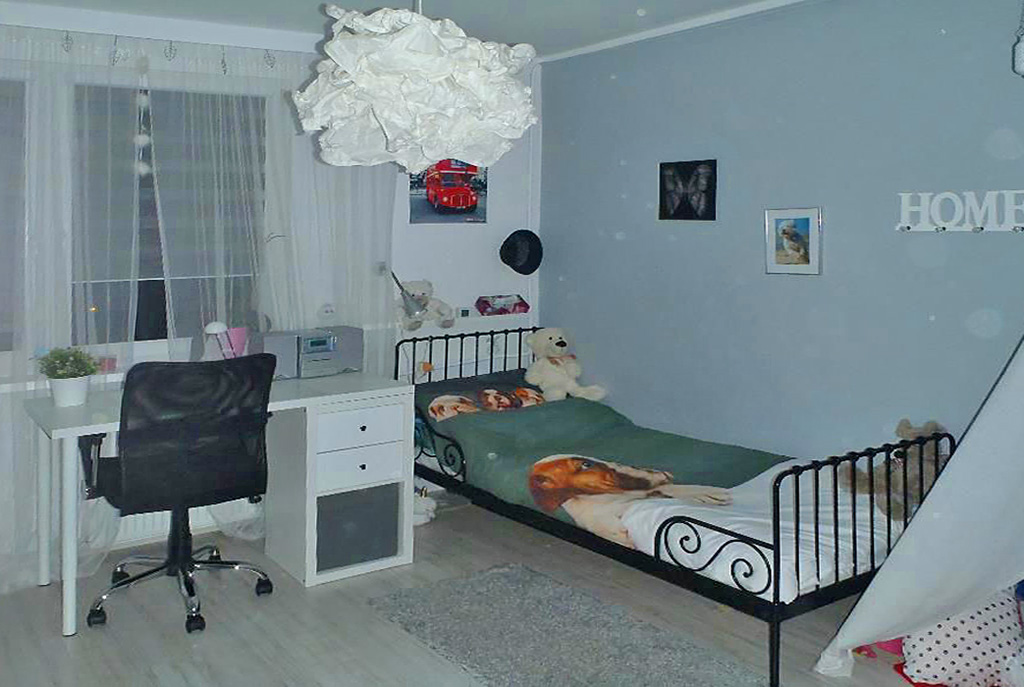 na zdjęciu pokój dziecinny w ekskluzywnym apartamencie w Kaliszu na sprzedaż