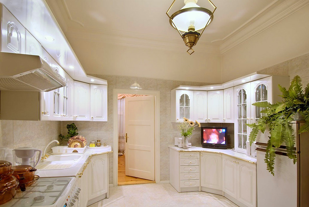 stylowo wykończona kuchnia w luksusowym apartamencie do sprzedaży w Rzeszowie