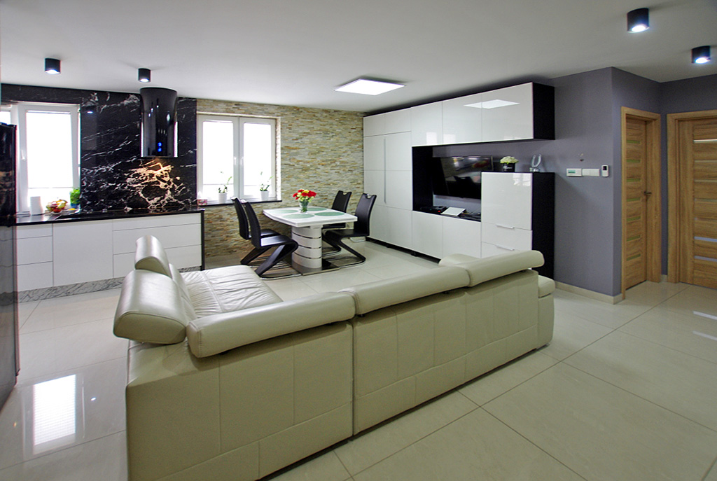 nowoczesne wnętrze ekskluzywnego apartamentu do sprzedaży w okolicach Legnicy