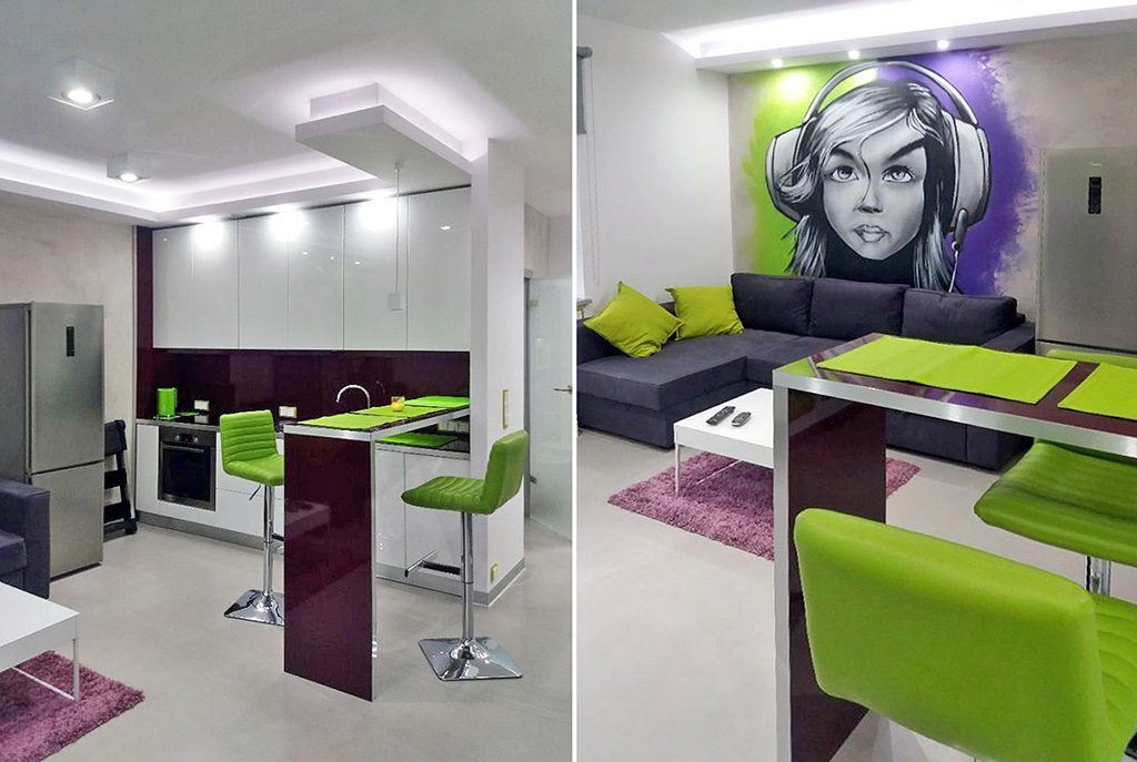 nowoczesne wnętrze ekskluzywnego apartamentu do wynajęcia w Katowicach