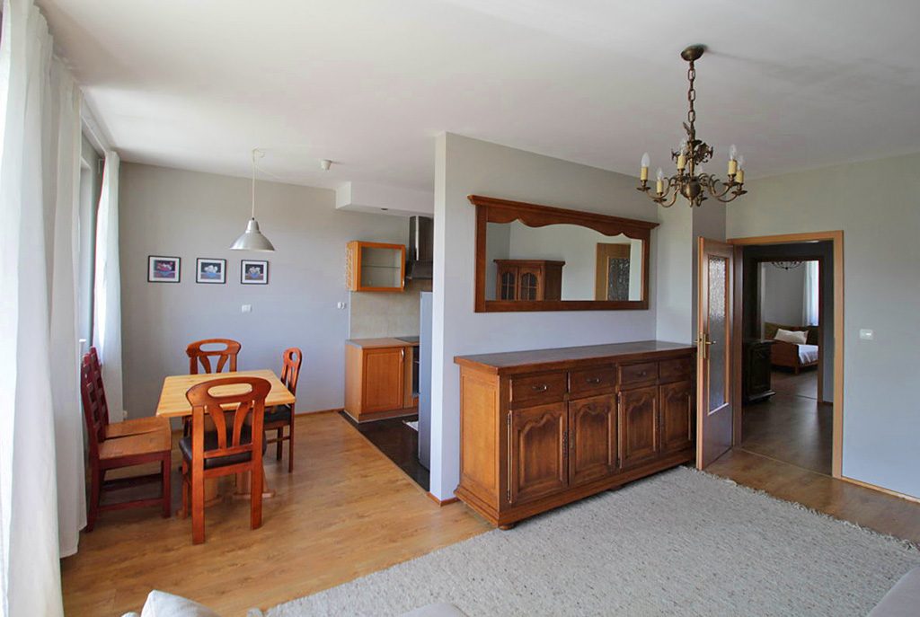 stylowe wnętrze ekskluzywnego apartamentu do wynajęcia w Krakowie