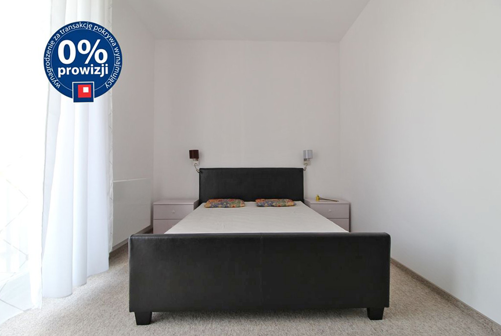 prywatna, zaciszna sypialnia w luksusowym apartamencie w Krakowie na sprzedaż