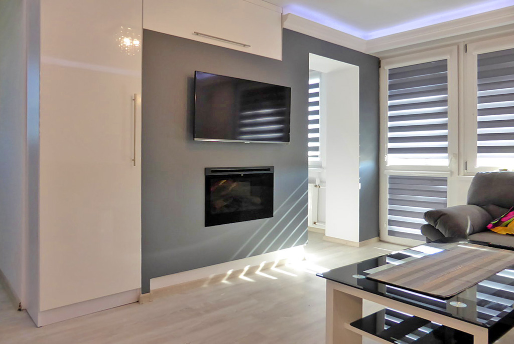 nowoczesne wnętrze ekskluzywnego apartamentu do wynajęcia w Kwidzynie