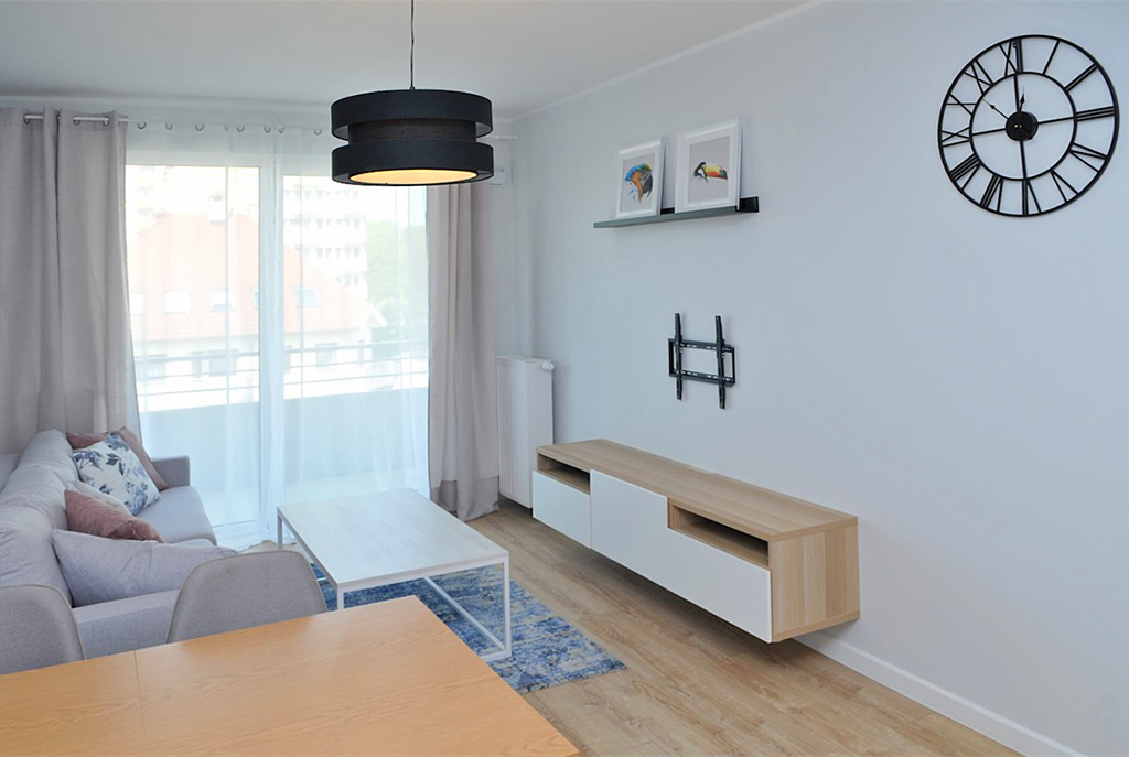 nowoczesne wnętrze ekskluzywnego apartamentu do wynajęcia w Szczecinie