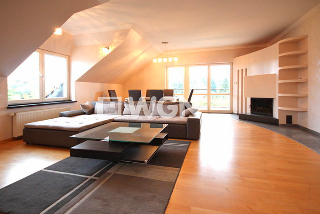 nowoczesny salon w ekskluzywnym apartamencie do wynajęcia w Szczecinie