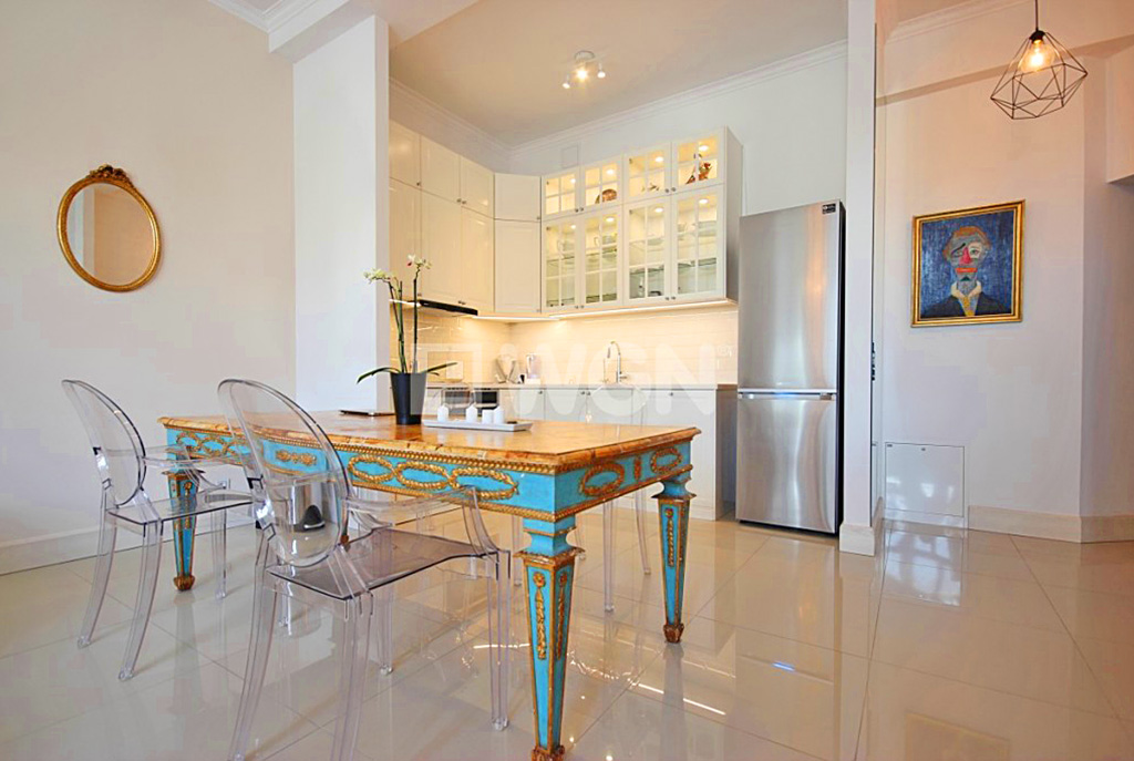 komfortowa kuchnia w luksusowym apartamencie w Szczecinie na wynajem