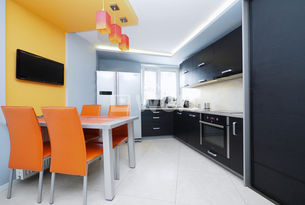 umeblowana i urządzona kuchnia w luksusowym apartamencie w Tarnowie na wynajem