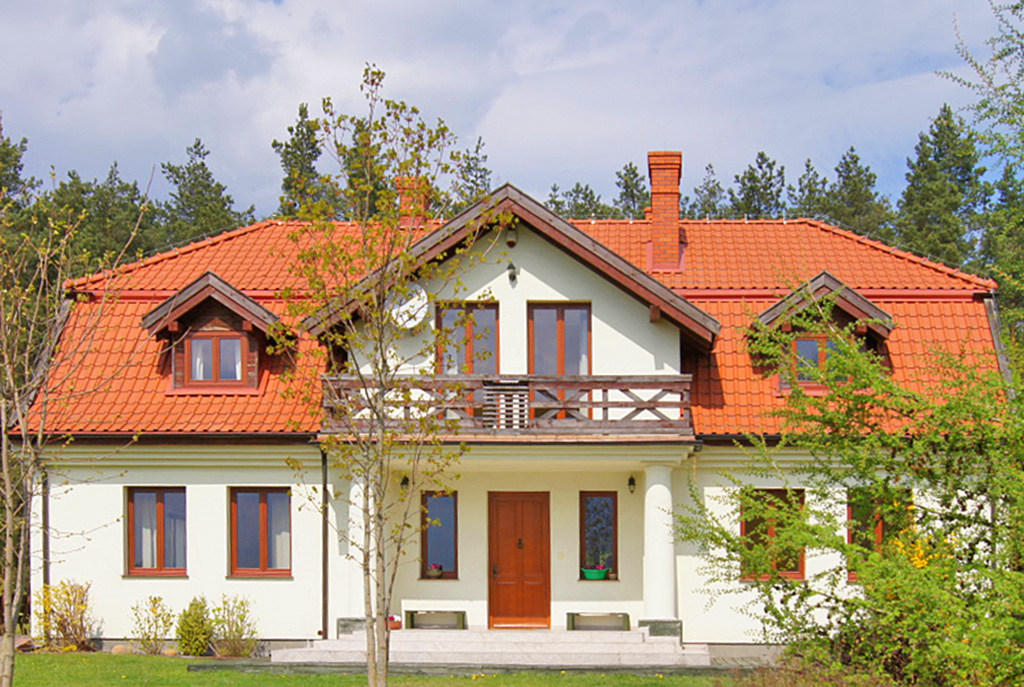 ekskluzywna architektura luksusowej willi na Mazurach na sprzedaż