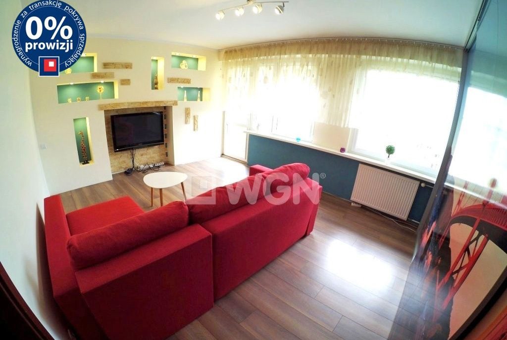 luksusowy salon w ekskluzywnym apartamencie do sprzedaży w Inowrocławiu
