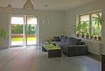 przestronny salon w ekskluzywnym apartamencie do sprzedaży w Katowicach