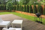 widok na fragment tarasu przy luksusowym apartamencie w Katowicach na sprzedaż