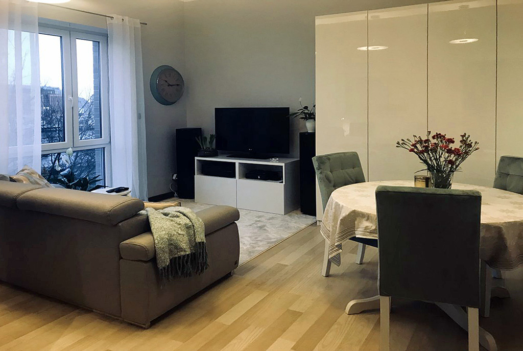prestiżowy salon w ekskluzywnym apartamencie do sprzedaży w Szczecinie