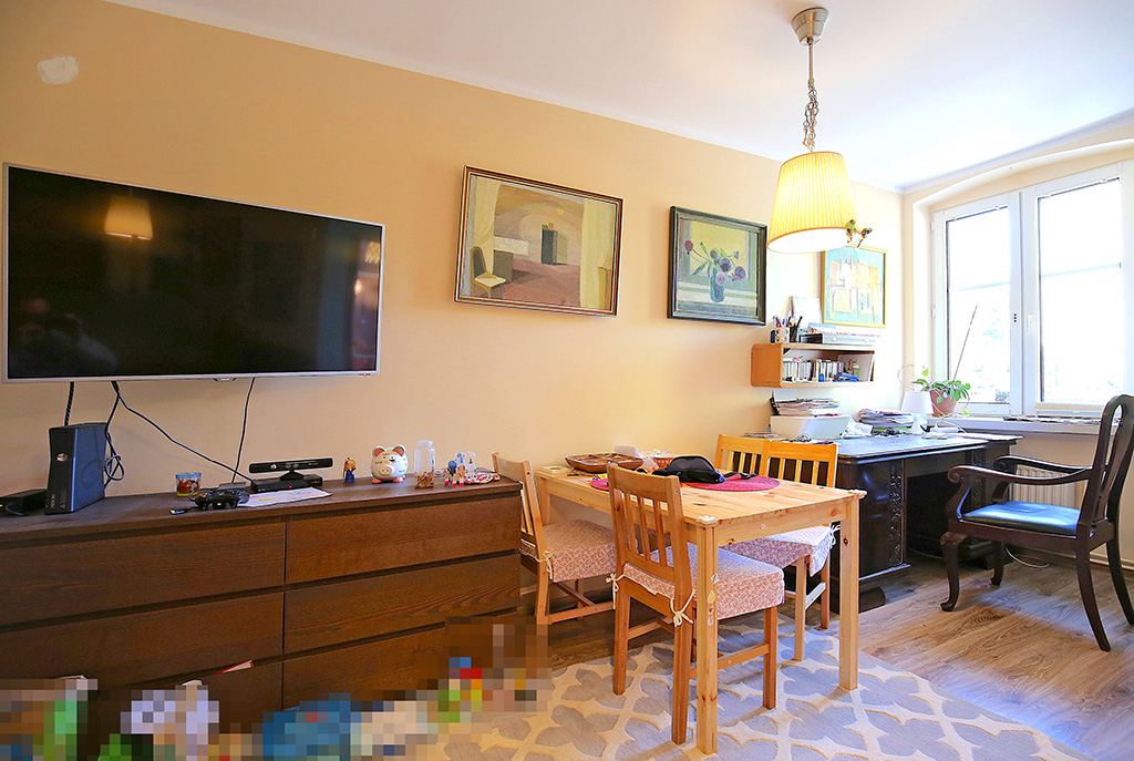 stylowy salon w ekskluzywnym apartamencie do sprzedaży w Świnoujściu