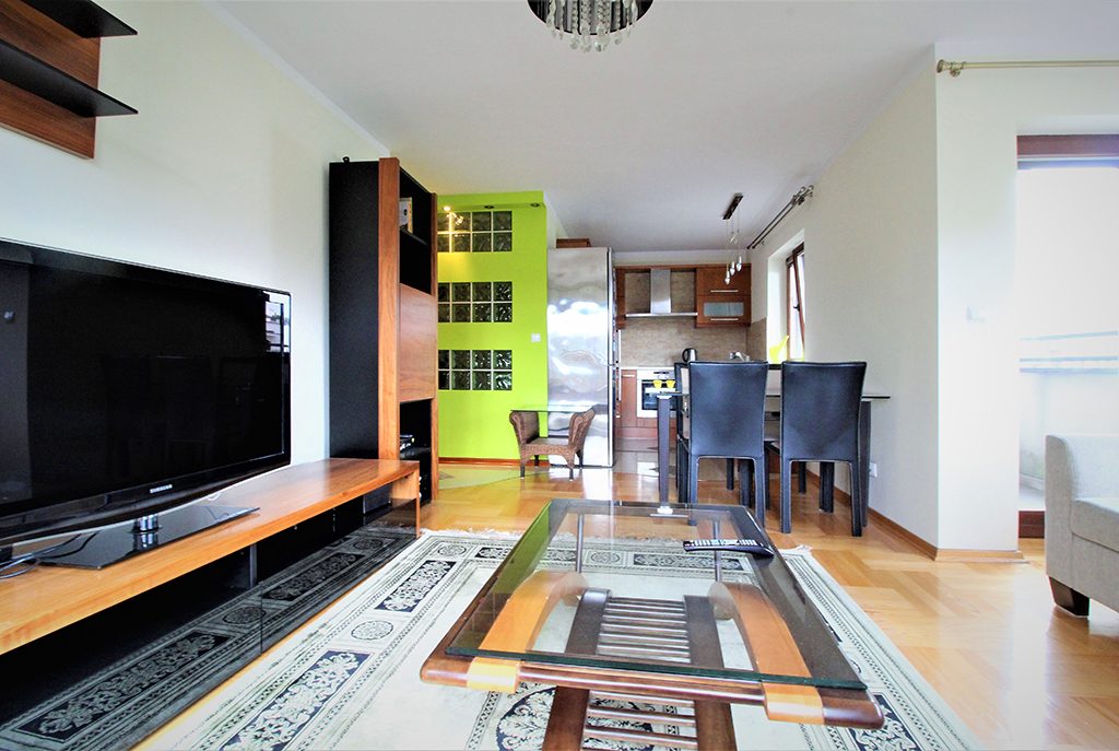 nowoczesne wnętrze ekskluzywnego apartamentu do wynajęcia w Krakowie