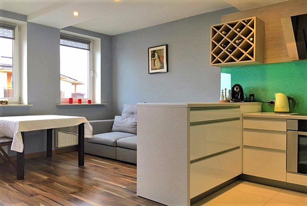 nowoczesne wnętrze ekskluzywnego apartamentu do wynajęcia w Krakowie