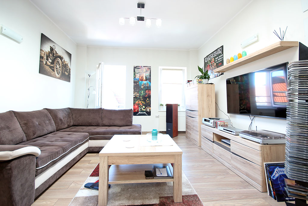 nowoczesne wnętrze ekskluzywnego apartamentu do wynajęcia w Szczecinie