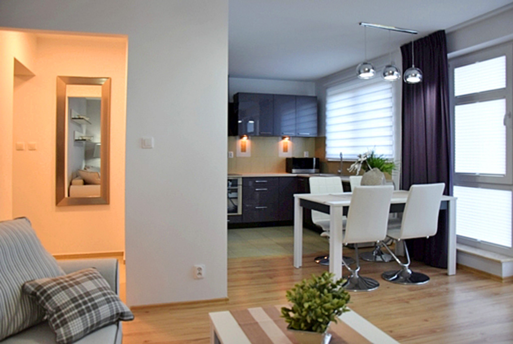 ekskluzywne wnętrze luksusowego apartamentu do wynajęcia w Słupsku