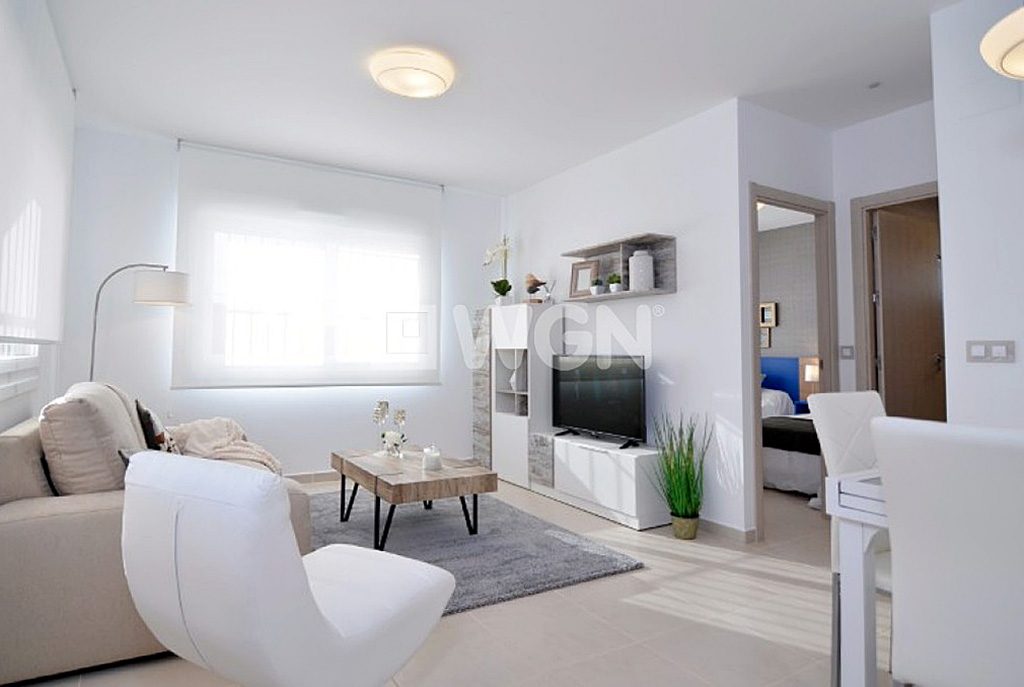 nowoczesny salon w ekskluzywnej willi do sprzedaży w Hiszpanii