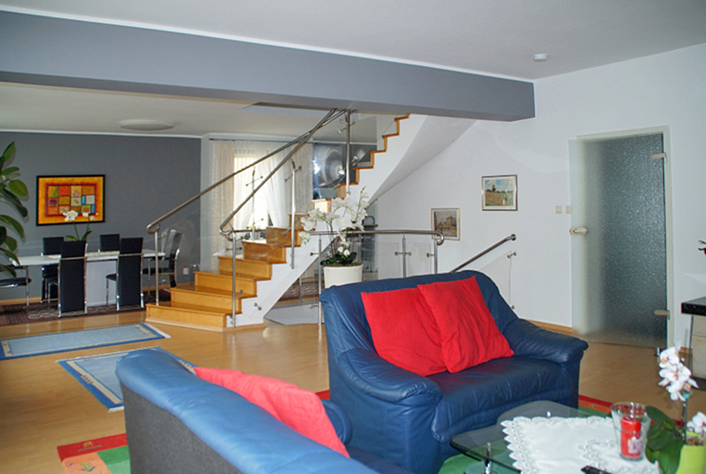 komfortowe wnętrze ekskluzywnej willi do wynajęcia w Słupsku