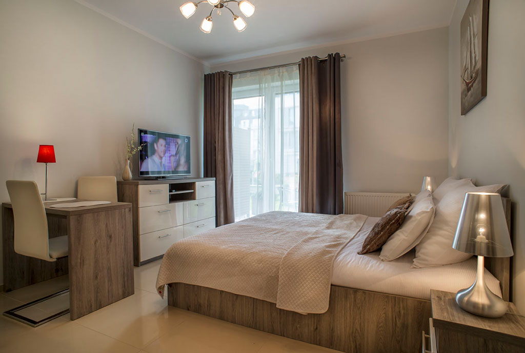 nowoczesne wnętrze ekskluzywnego apartamentu do sprzedaży nad morzem