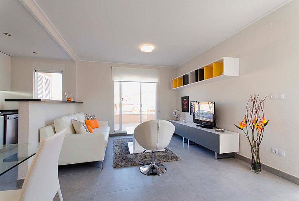 designerskie wnętrze ekskluzywnego apartamentu do sprzedaży w Hiszpanii