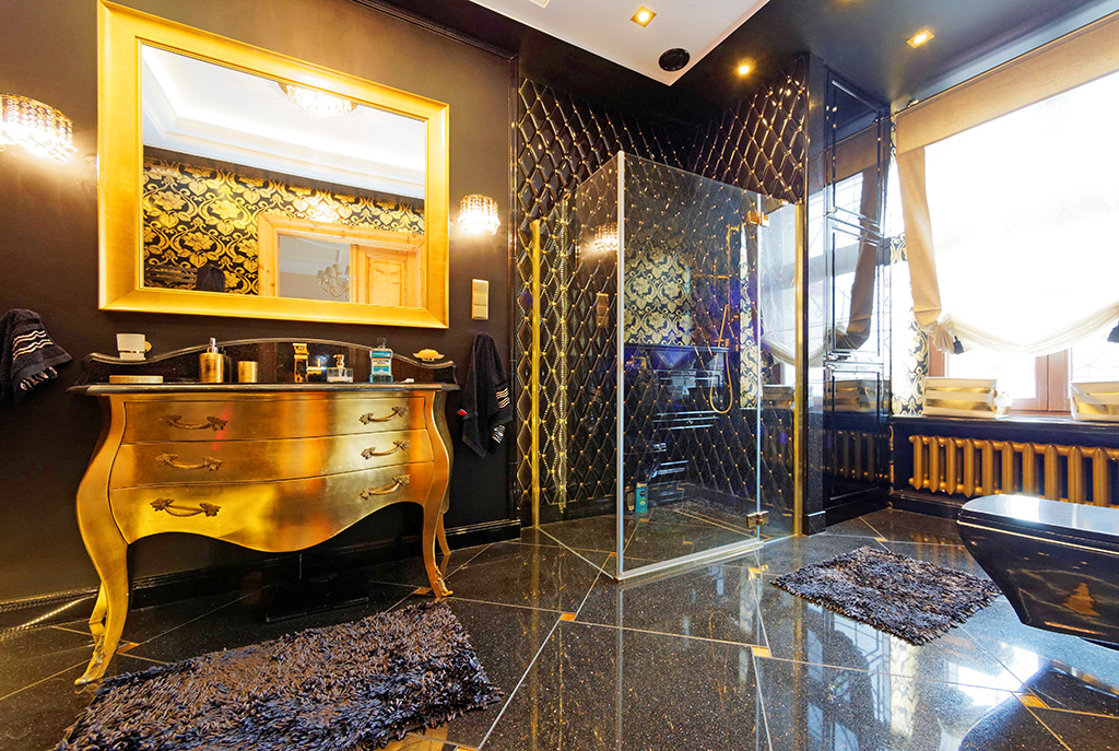 ekskluzywna łazienka w luksusowym apartamencie w Tarnowie n wynajem