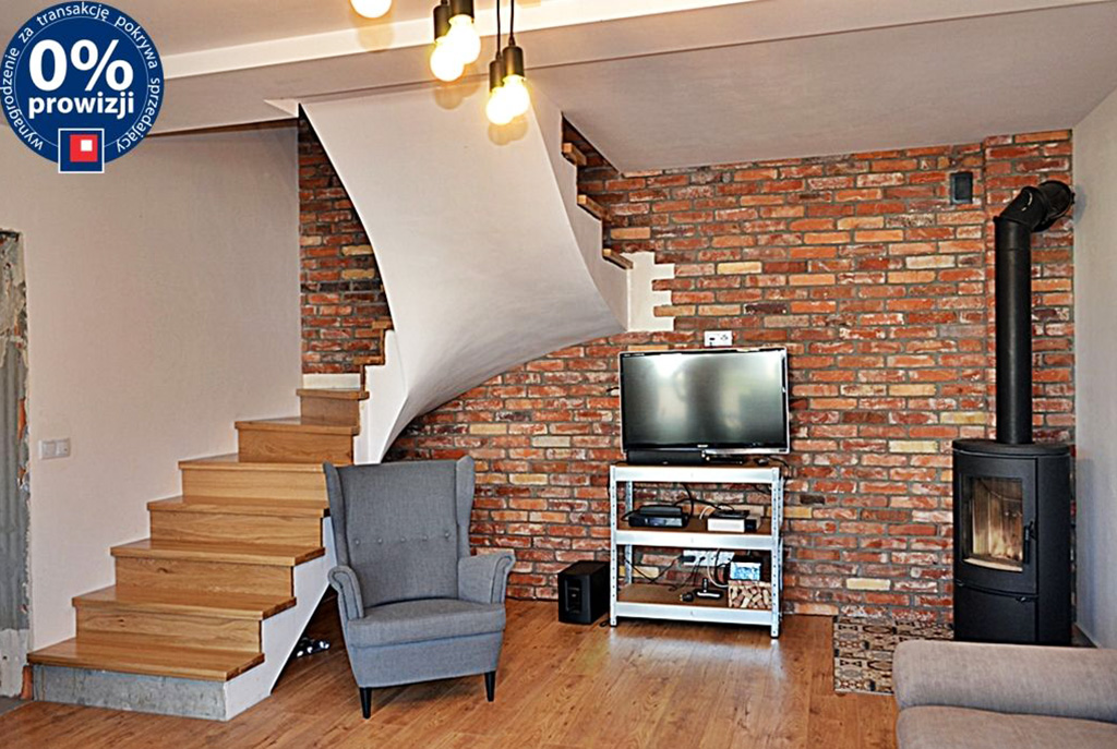 nowoczesny salon w ekskluzywnym apartamencie do sprzedaży w Bolesławcu