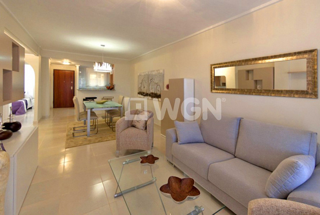 luksusowy salon w ekskluzywnym apartamencie do sprzedaży w Hiszpanii