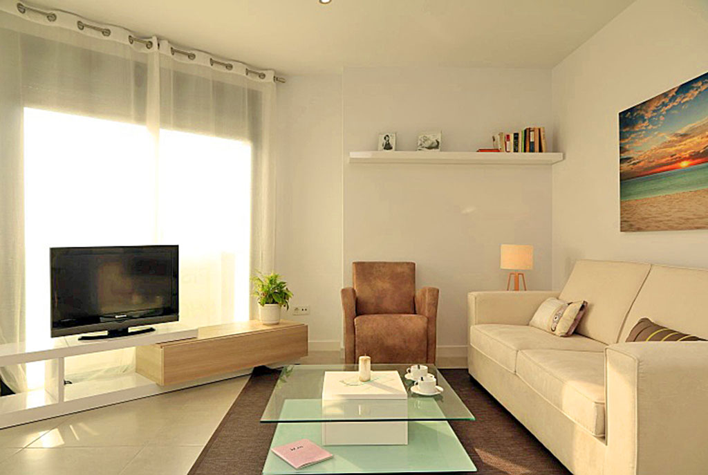 prestiżowy salon w luksusowym apartamencie do sprzedaży w Hiszpanii (Pilar de la Horadada