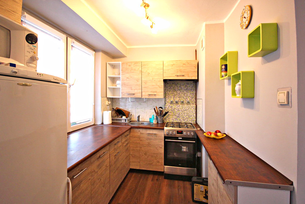 komfortowa kuchnia w luksusowym apartamencie w Szczecinie na sprzedaż